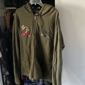 Rare The hundreds x Looney Toons zip up